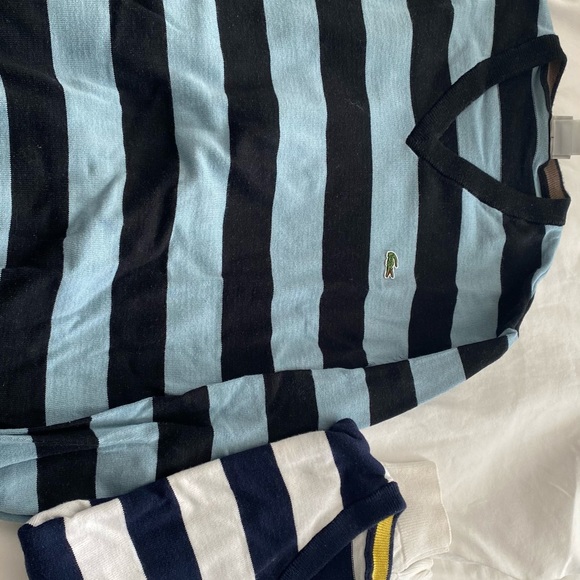 Men’s Lacoste polo and cashmere sweater lot - Picture 3 of 12